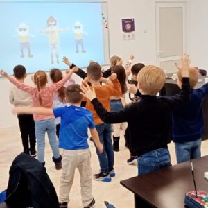 Activitate motrica din timpul cursului February Fun